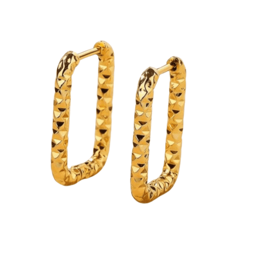 Luxeandco Earrings Alannah Huggie Earrings | Gold Plated