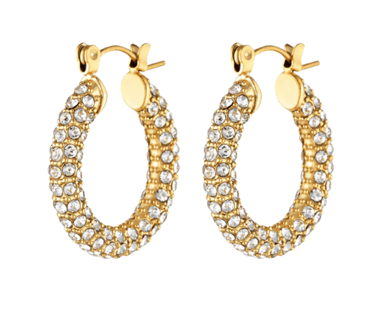 Luxeandco Earrings Zara Hoop Earrings | Gold Plated