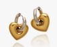 Luxeandco Kinsley Heart Earrings | Gold Plated