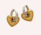 Luxeandco Kinsley Heart Earrings | Gold Plated